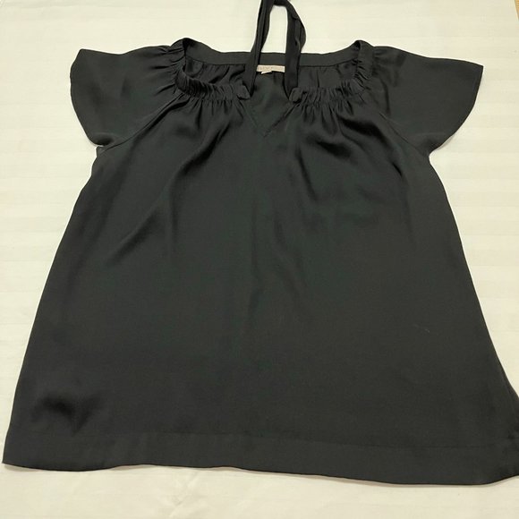 Loft Short Sleeve Lightweight Blouse Size M - Picture 2 of 10